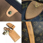 Louis Vuitton Boston Bag Keepall 60 Monogram Canvas Brown — view 9