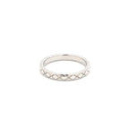 Chanel Ring Silver Quilted Coco Crush Marriage — view 2