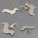 Tiffany & Co Cotiffany Dog Motif Charm Pendant 6.13 cm Sterling Silver