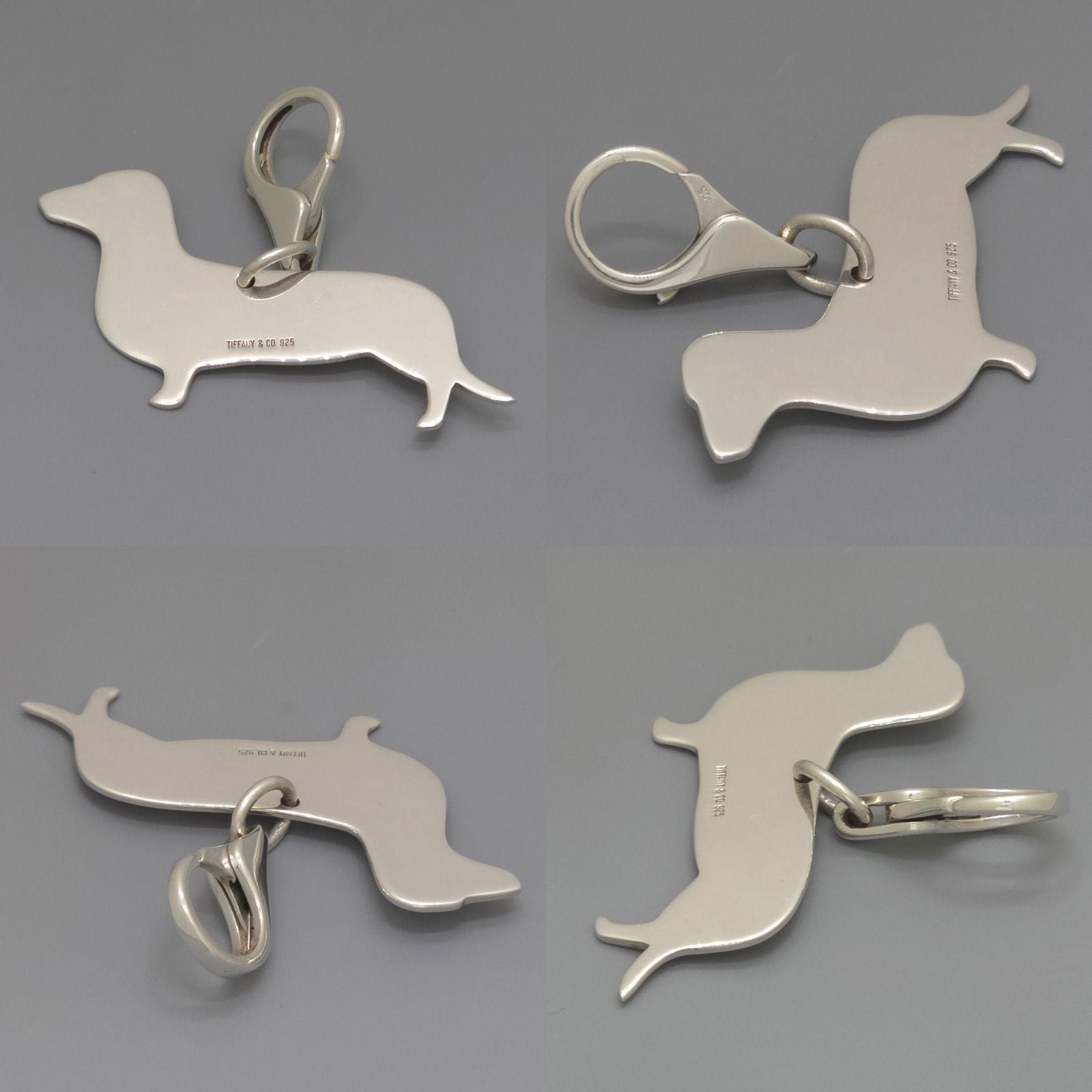Tiffany & Co Cotiffany Dog Motif Charm Pendant 6.13 cm Sterling Silver — view 2