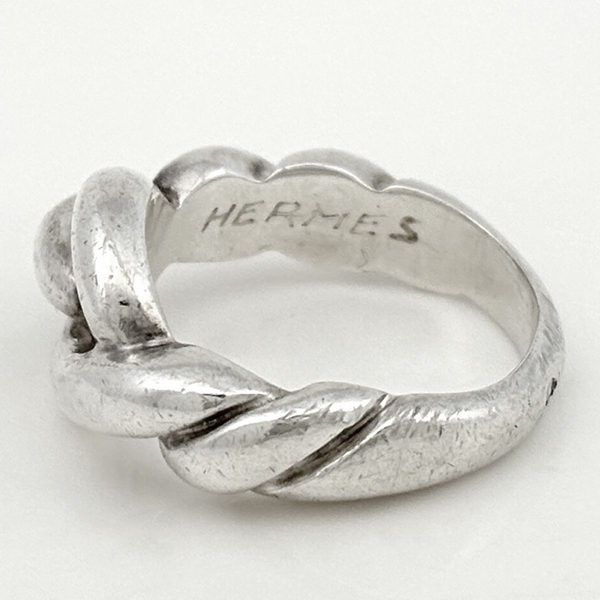 Hermes Torsade Ring Silver — view 3