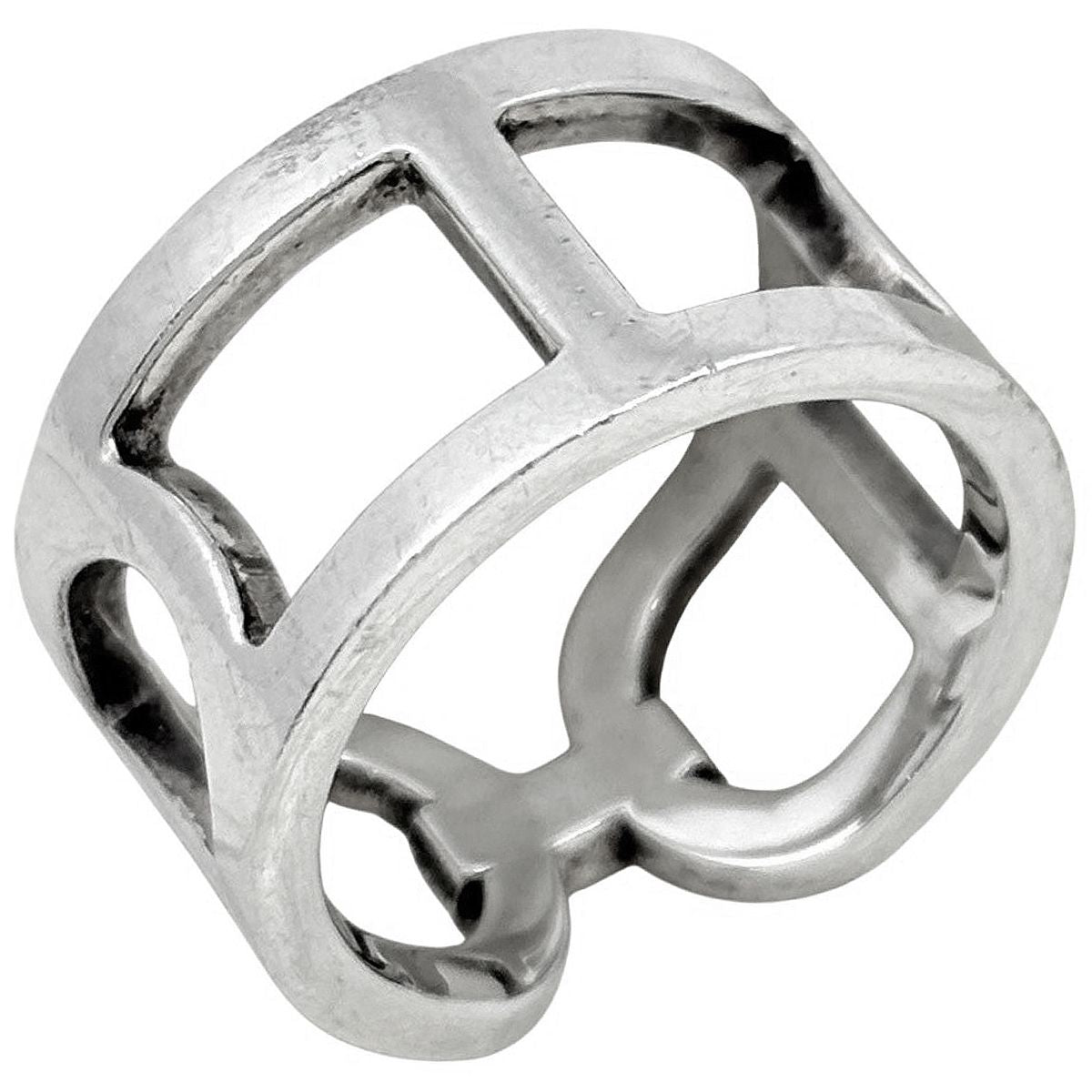 Hermes Chaine D'ancre Ring 925 Sterling Silver