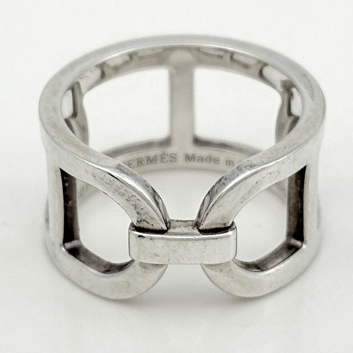 Hermes Chaine D'ancre Ring 925 Sterling Silver — view 4