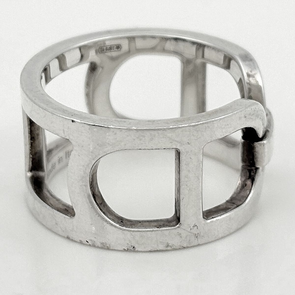 Hermes Chaine D'ancre Ring 925 Sterling Silver — view 3