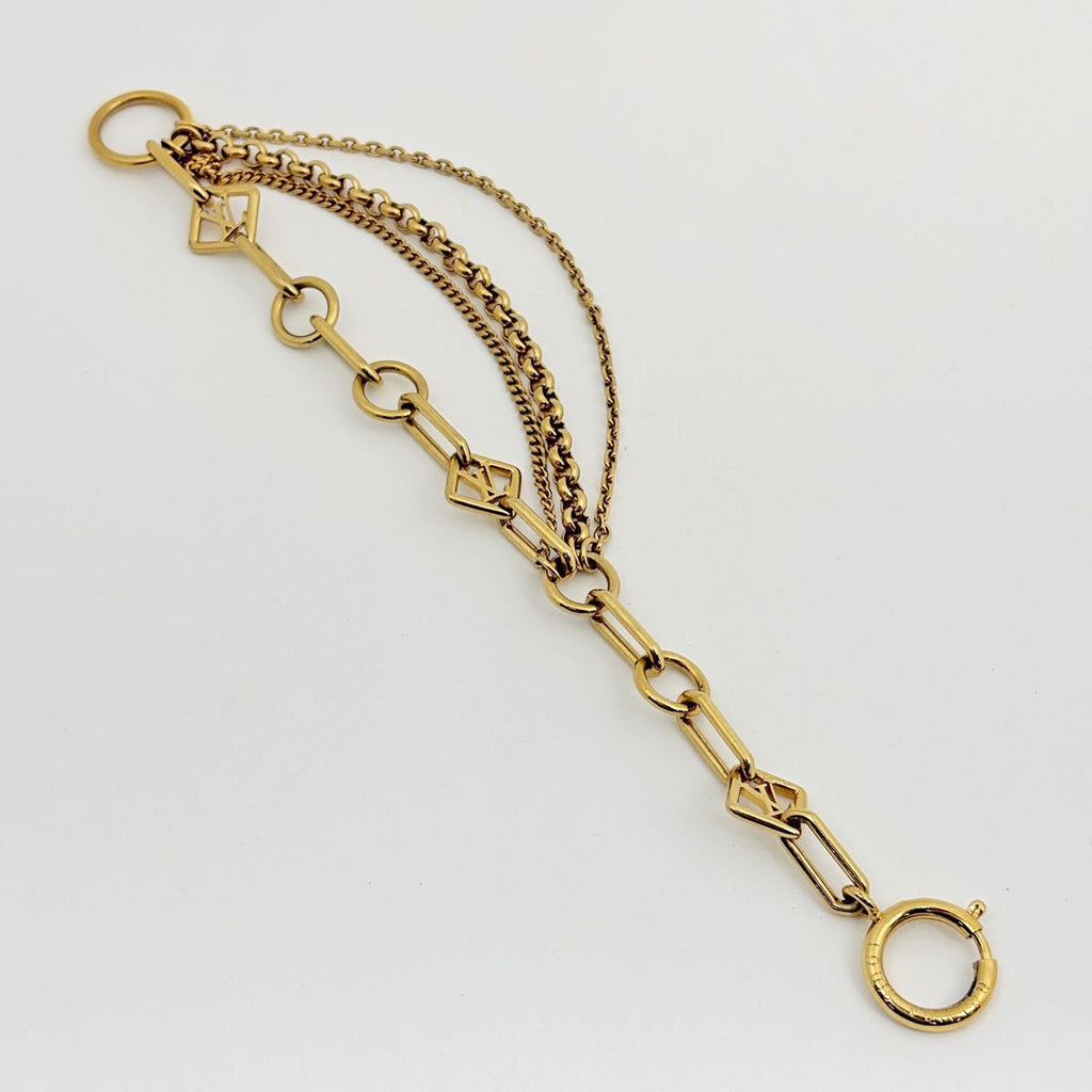 Louis Vuitton Bracelet Chaine Vegas Quadruple Strand Gold Plated — view 3
