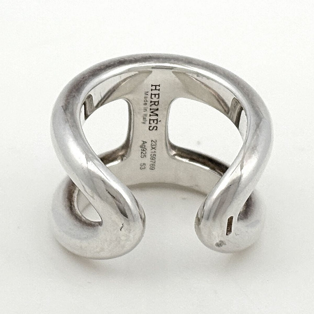 Hermes Osmose Ring GM 925 Sterling Silver — view 4
