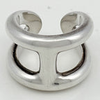 Hermes Osmose Ring GM 925 Sterling Silver — view 2