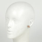 Hermes Pop Earrings Logo Pink Gold — view 4