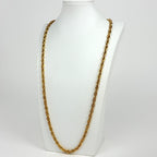 Chanel CC Logo Chain Necklace Long Gold Plated — view 5