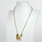 Louis Vuitton Line Gbor Slim Necklace Nba Collaboration Gold Plated — view 4