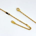 Louis Vuitton Line Gbor Slim Necklace Nba Collaboration Gold Plated — view 3