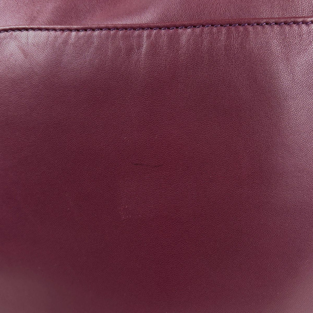 Loewe Maia Handbag 2-Way Anagram Leather Bordeaux — view 4