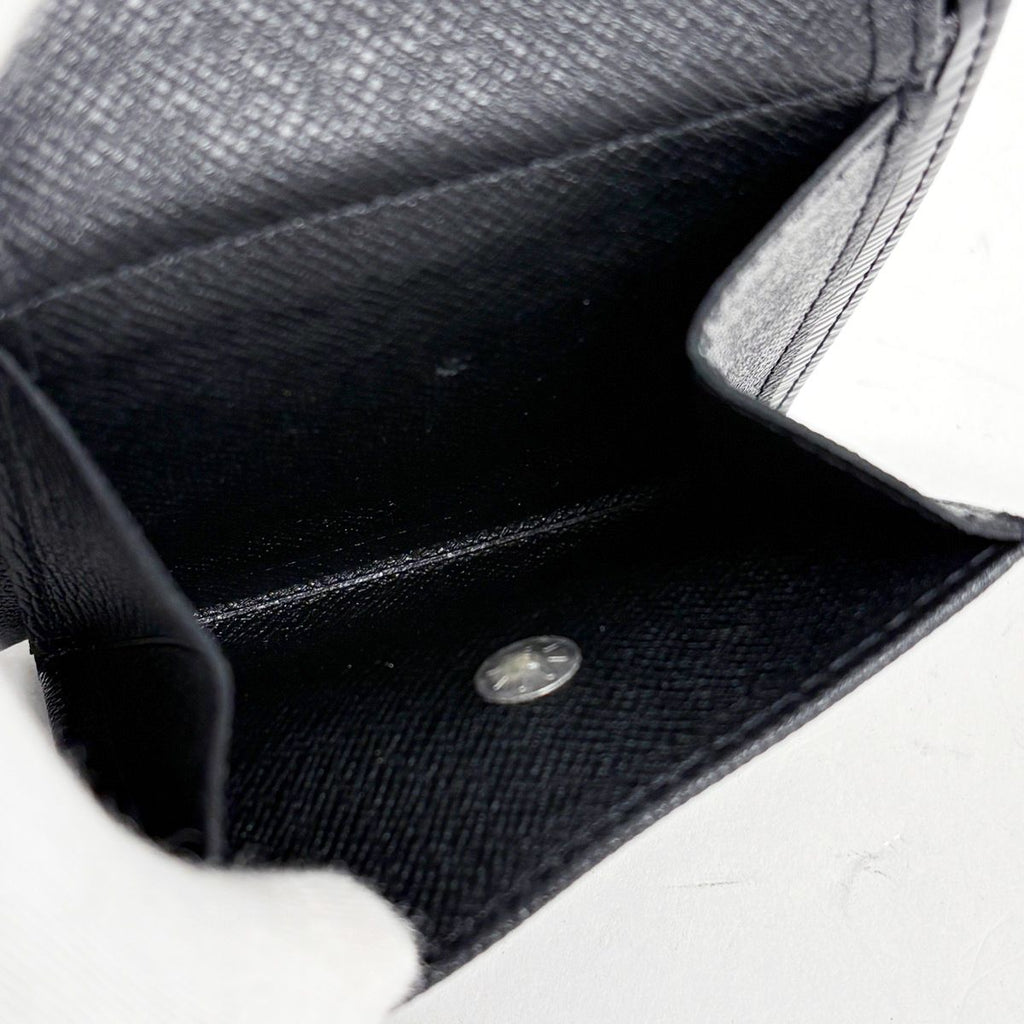Louis Vuitton Portefeuille Marco Bill Purse Coin Bifold Wallet Epi Noir — view 4