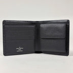 Louis Vuitton Portefeuille Marco Bill Purse Coin Bifold Wallet Epi Noir — view 5