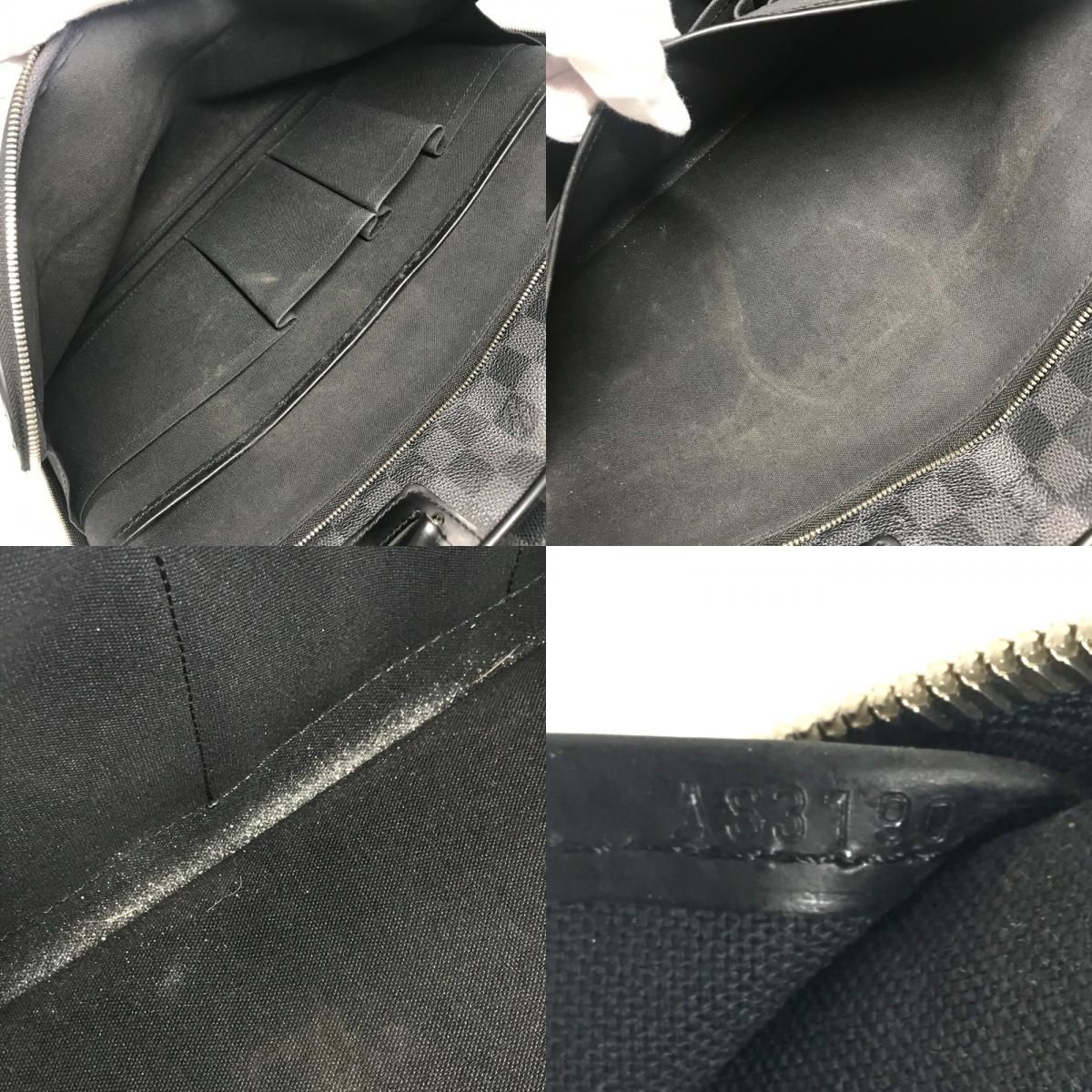 Louis Vuitton Business Bag Icare Damier Graphite Canvas Black — view 9