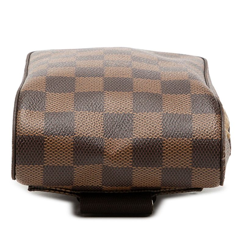 Louis Vuitton Damier Geronimos Belt Bag / Brown Leather — view 3