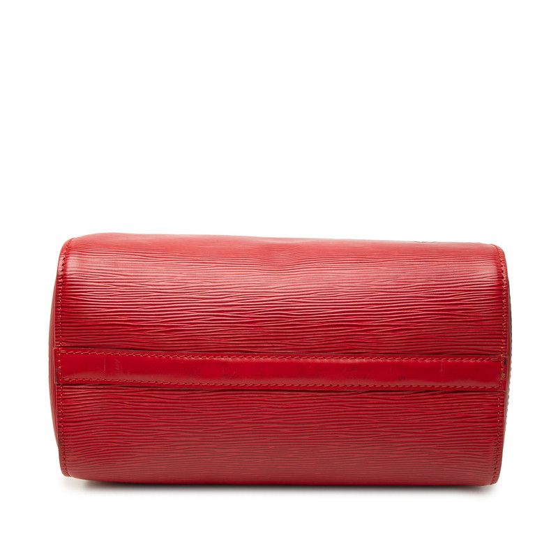 Louis Vuitton Epi Speedy 25 Mini Boston Bag Castilian Red Leather — view 3
