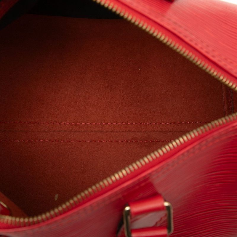 Louis Vuitton Epi Speedy 25 Mini Boston Bag Castilian Red Leather — view 4