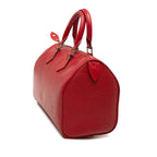 Louis Vuitton Epi Speedy 25 Mini Boston Bag Castilian Red Leather — view 2