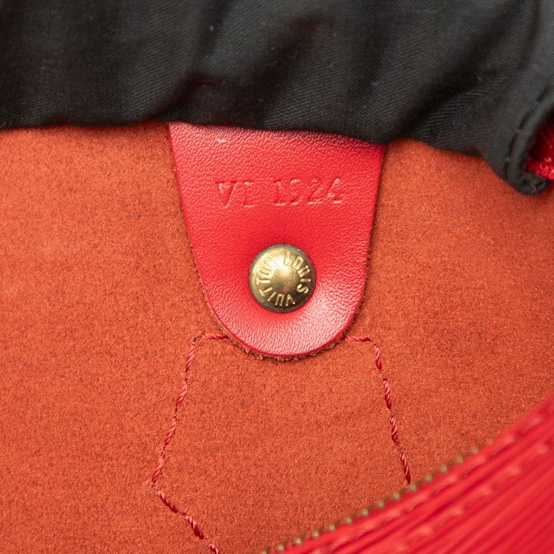 Louis Vuitton Epi Speedy 25 Mini Boston Bag Castilian Red Leather — view 6