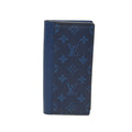 Louis Vuitton Monogram Brazza Wallet Cobalt Blue Taigarama