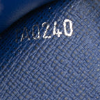 Louis Vuitton Monogram Brazza Wallet Cobalt Blue Taigarama — view 9