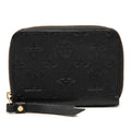 Louis Vuitton Monogram Empreinte Compact Key Wallet Bifold Black Leather