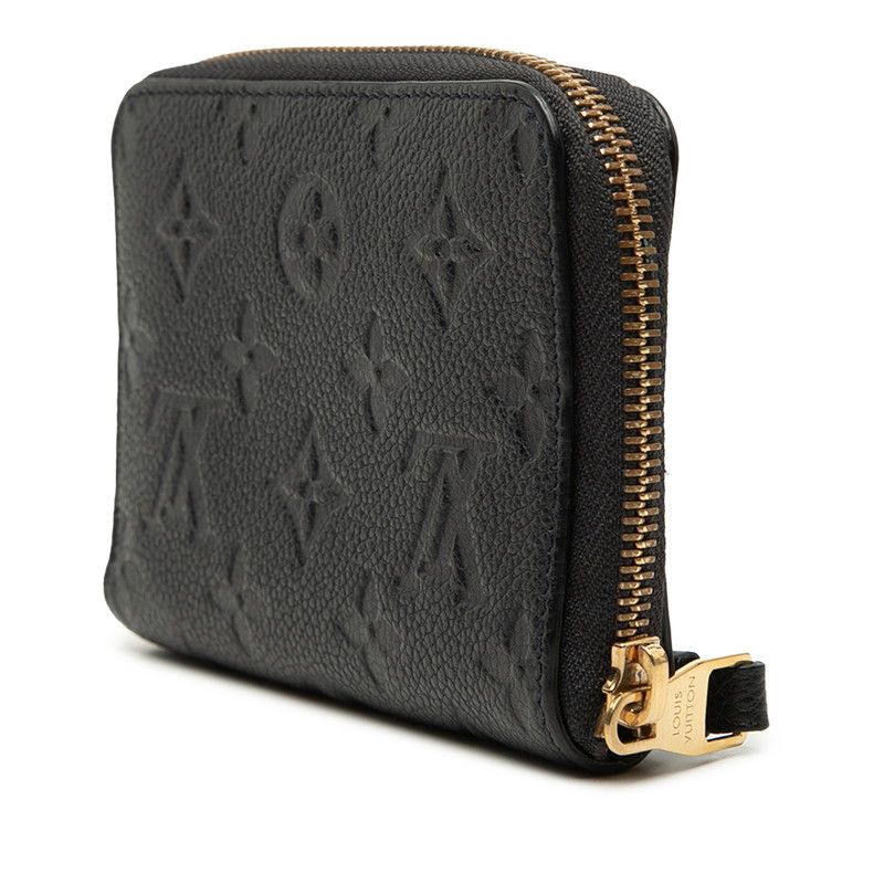 Louis Vuitton Monogram Empreinte Compact Key Wallet Bifold Black Leather — view 2
