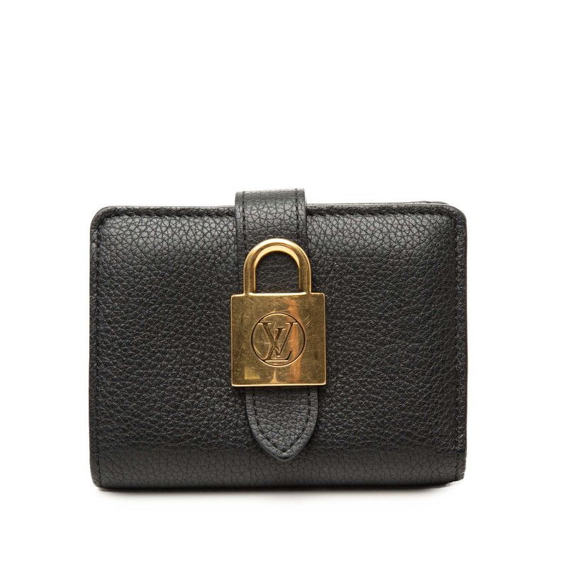 Louis Vuitton Lowkey Compact Bifold Wallet Black Calfskin