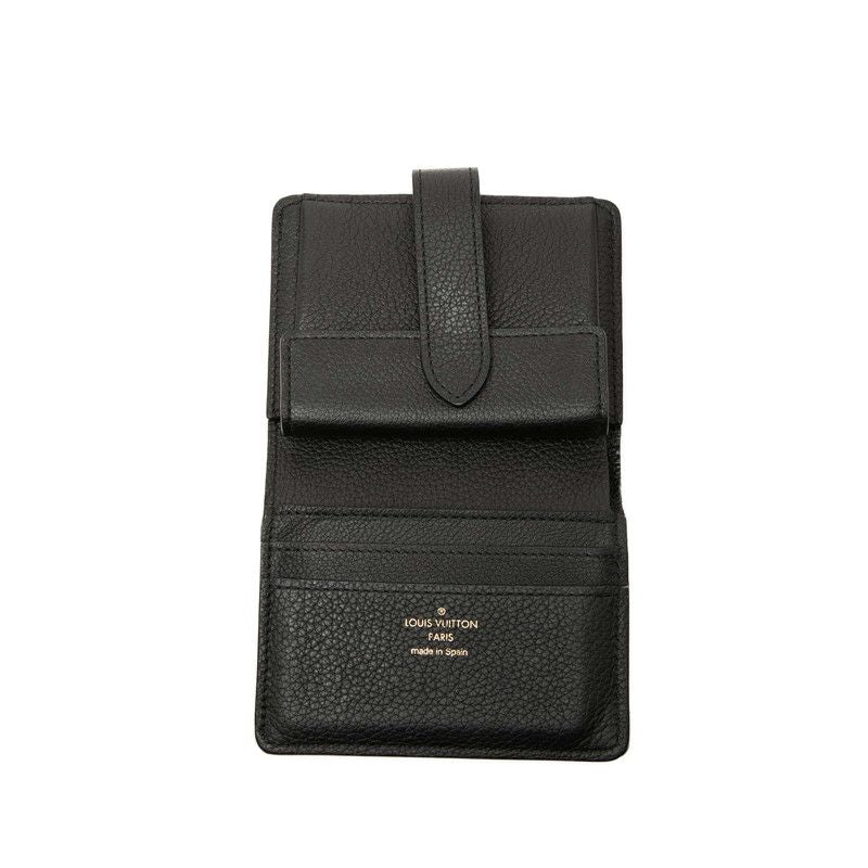 Louis Vuitton Lowkey Compact Bifold Wallet Black Calfskin — view 4