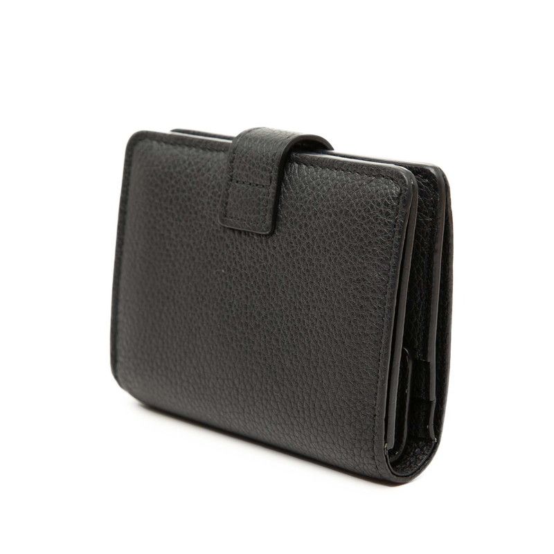 Louis Vuitton Lowkey Compact Bifold Wallet Black Calfskin — view 2