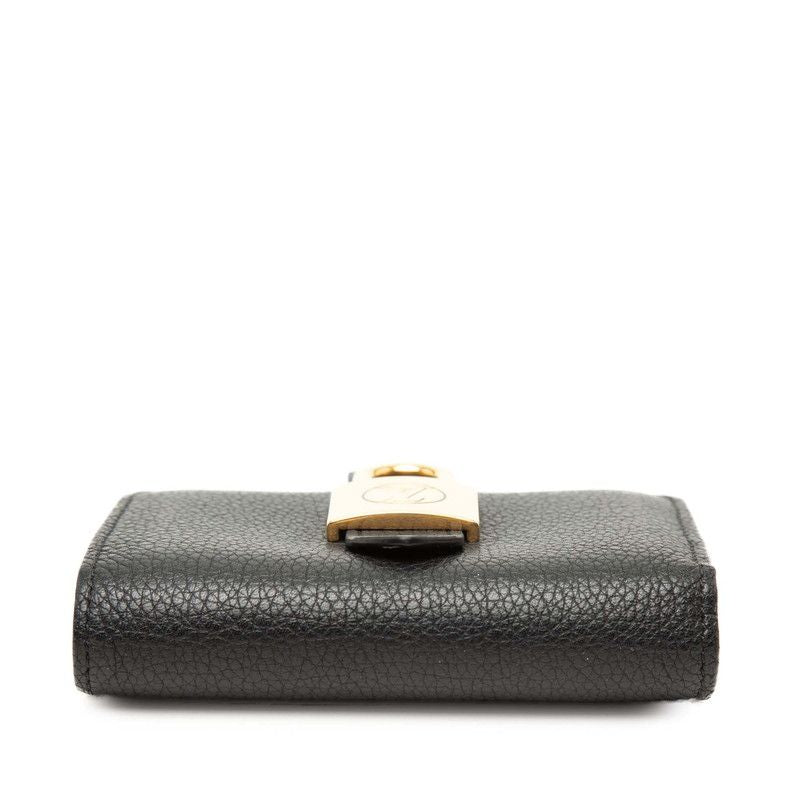 Louis Vuitton Lowkey Compact Bifold Wallet Black Calfskin — view 3