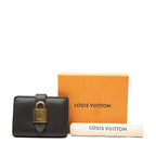 Louis Vuitton Lowkey Compact Bifold Wallet Black Calfskin — view 7