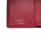 Louis Vuitton Monogram Juliette Bifold Wallet Compact Brown Fuchsia Leather — view 6