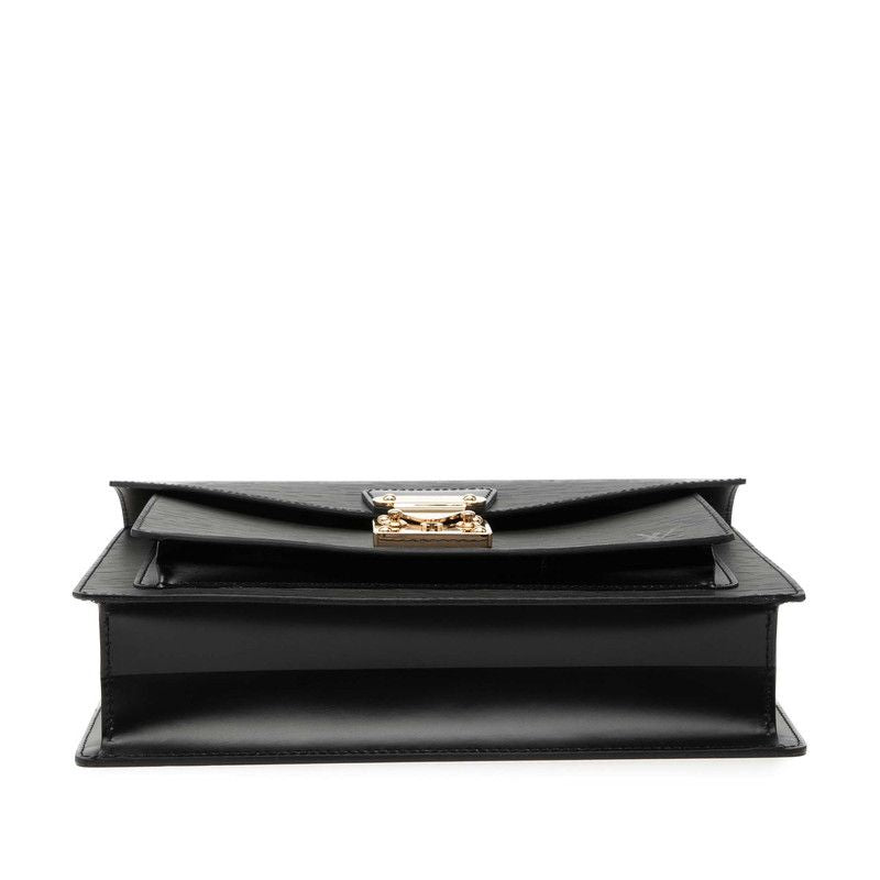 Louis Vuitton Epi Monceau 2-Way Shoulder Bag Noir Black Leather — view 3