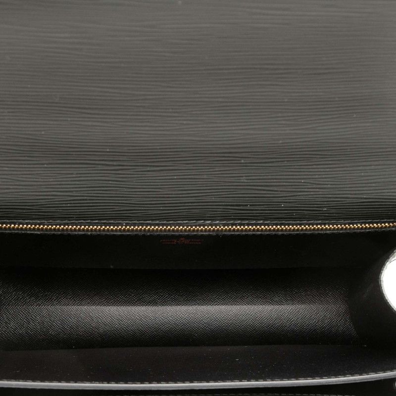 Louis Vuitton Epi Monceau 2-Way Shoulder Bag Noir Black Leather — view 4
