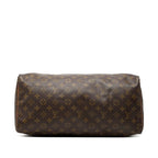 Louis Vuitton Monogram Speedy 40 Handbag Brown Leather — view 3