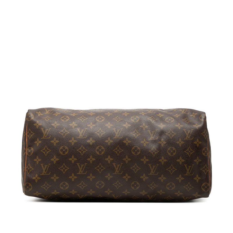 Louis Vuitton Monogram Speedy 40 Handbag Brown Leather — view 3
