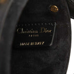 Dior CD Logo Vanity Bag Mini Handbag Black Leather — view 5