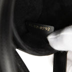 Dior CD Logo Vanity Bag Mini Handbag Black Leather — view 6