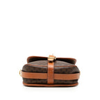 Celine Macadam Crossbody Shoulder Bag Brown Leather — view 3