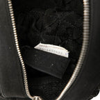 Bottega Veneta Intrecciato Webbing Shoulder Bag Black Canvas Nylon — view 6