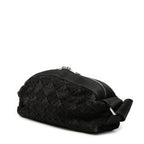 Bottega Veneta Intrecciato Webbing Shoulder Bag Black Canvas Nylon — view 2