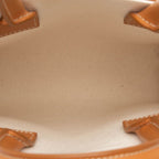 Celine Vertical Cabas 2-Way Shoulder Bag White Brown Canvas Leather — view 5