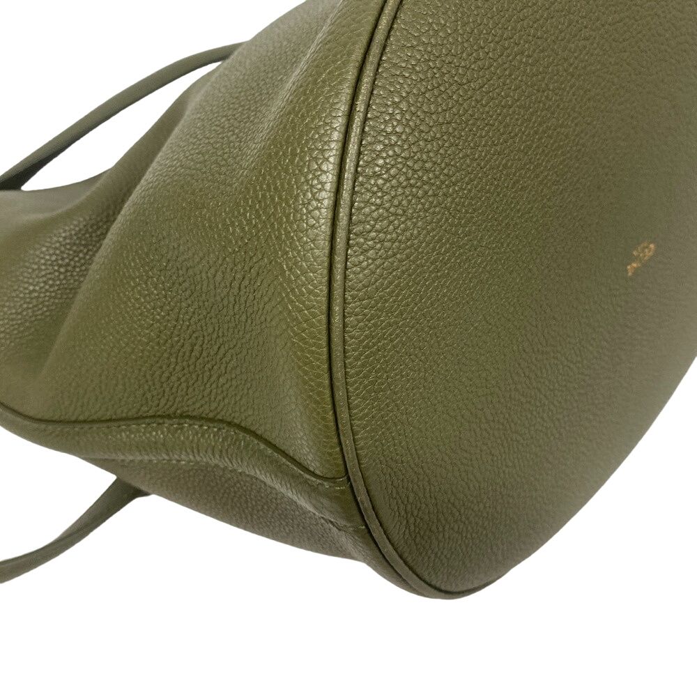 Celine Bucket 16 Shoulder Teen Bag Purse Crossbody Khaki Green — view 3