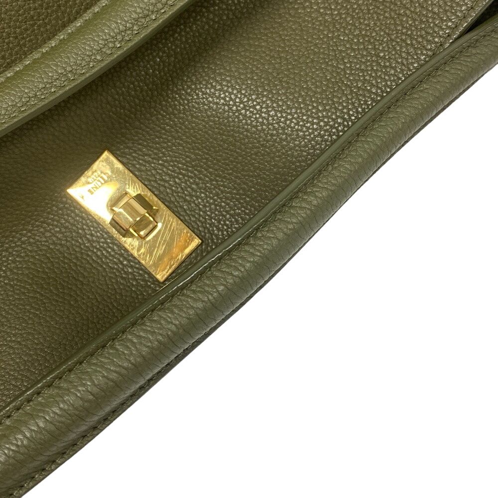 Celine Bucket 16 Shoulder Teen Bag Purse Crossbody Khaki Green — view 5