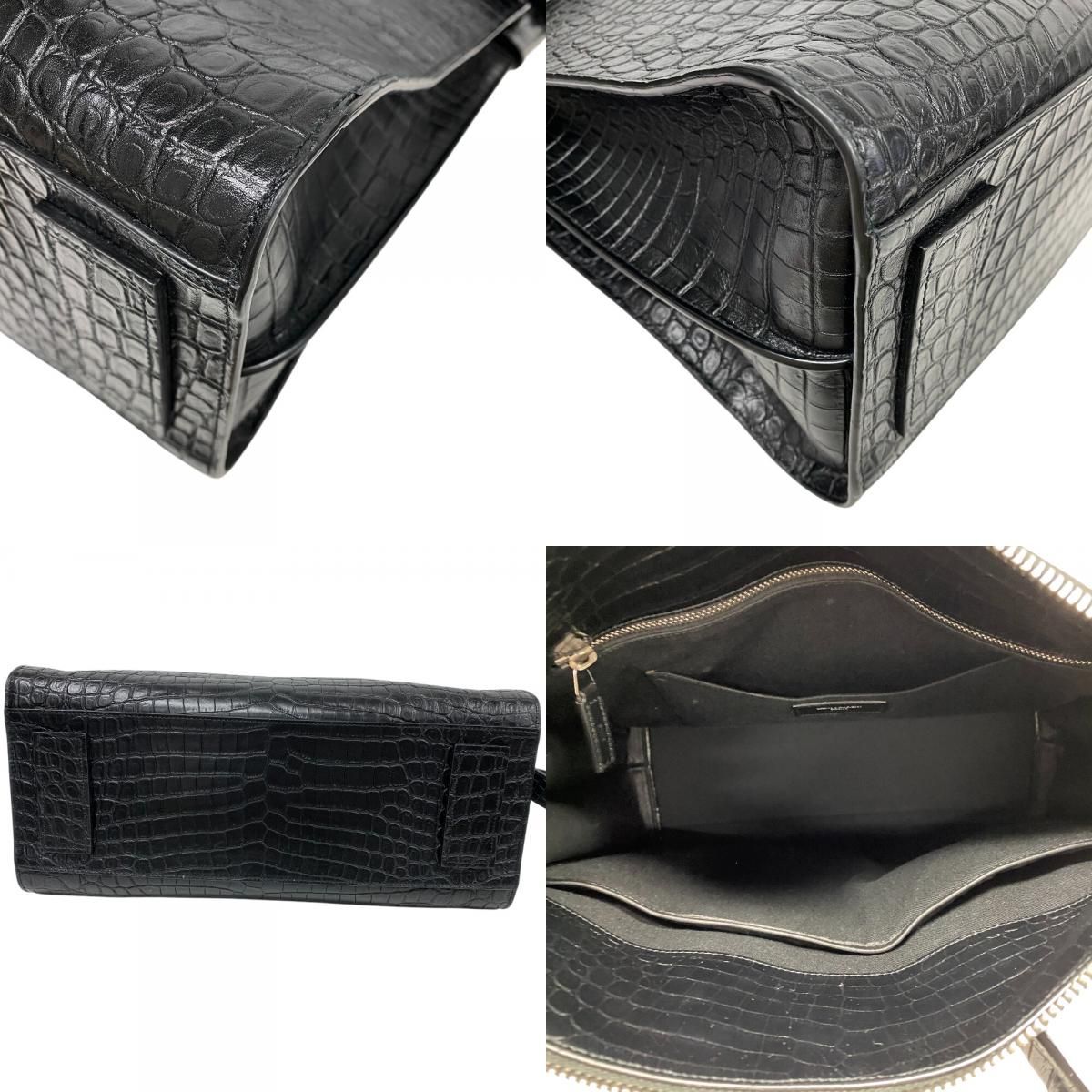 Saint Laurent Sac de Jour 2-Way Bag Croco — view 7