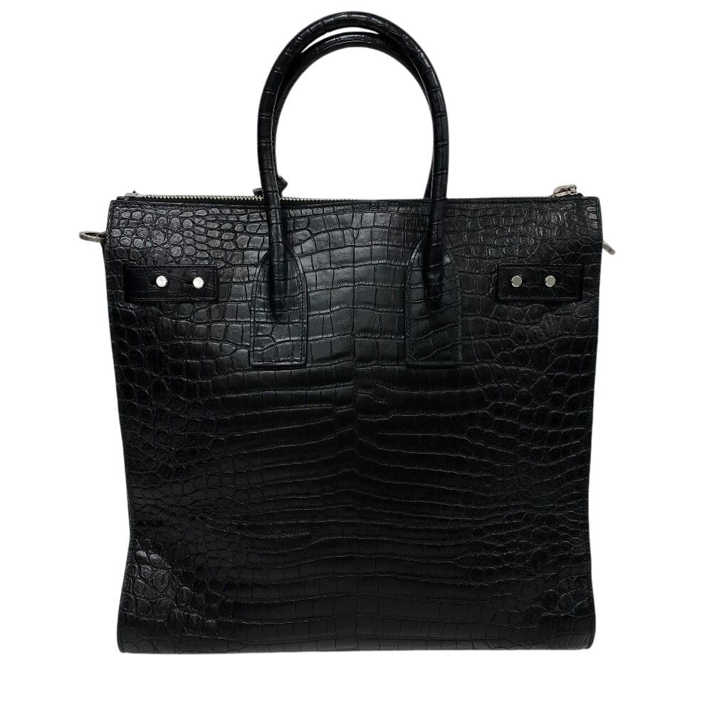 Saint Laurent Sac de Jour 2-Way Bag Croco — view 2