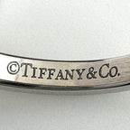 Tiffany & Co Half Circle Channel Setting Ring Platinum Pave Diamond — view 8