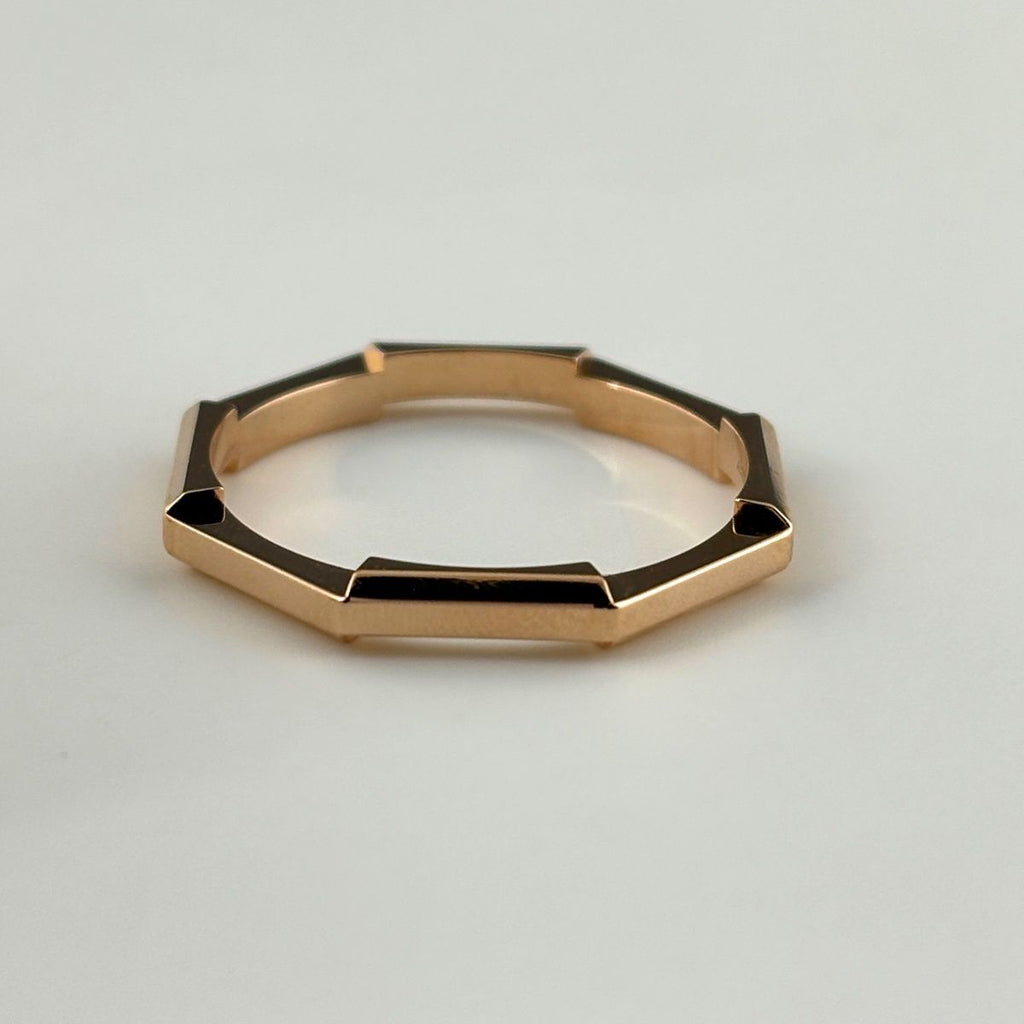 Gucci Link to Love Ring PG Pink Gold — view 3